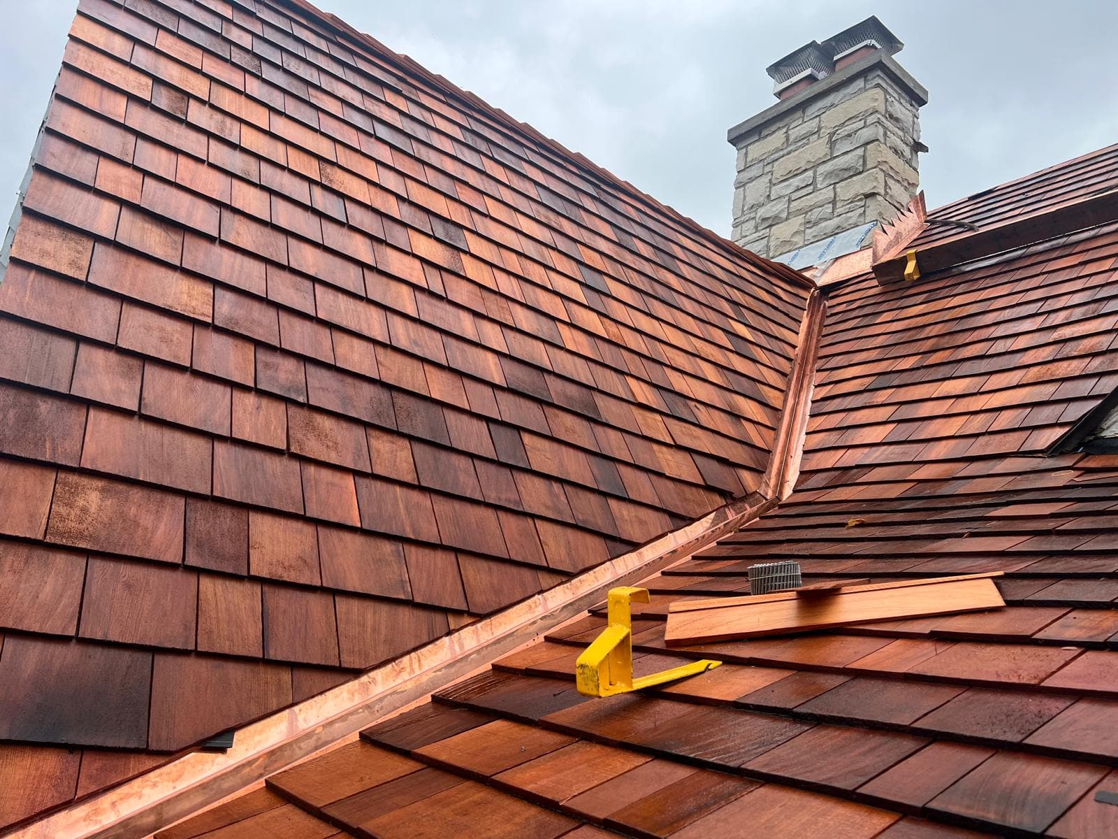 Cedar Shake Roofing & Copper Detailing