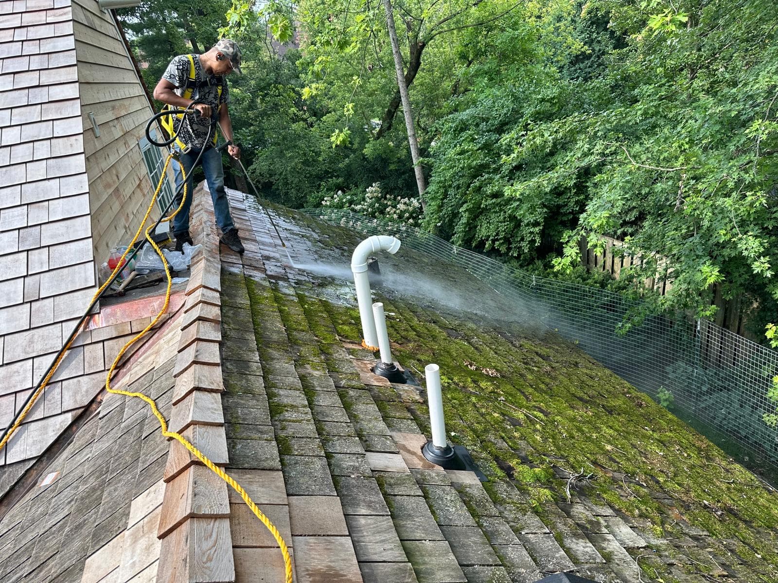 Cedar Shake Roof Cleaning & Maintenance