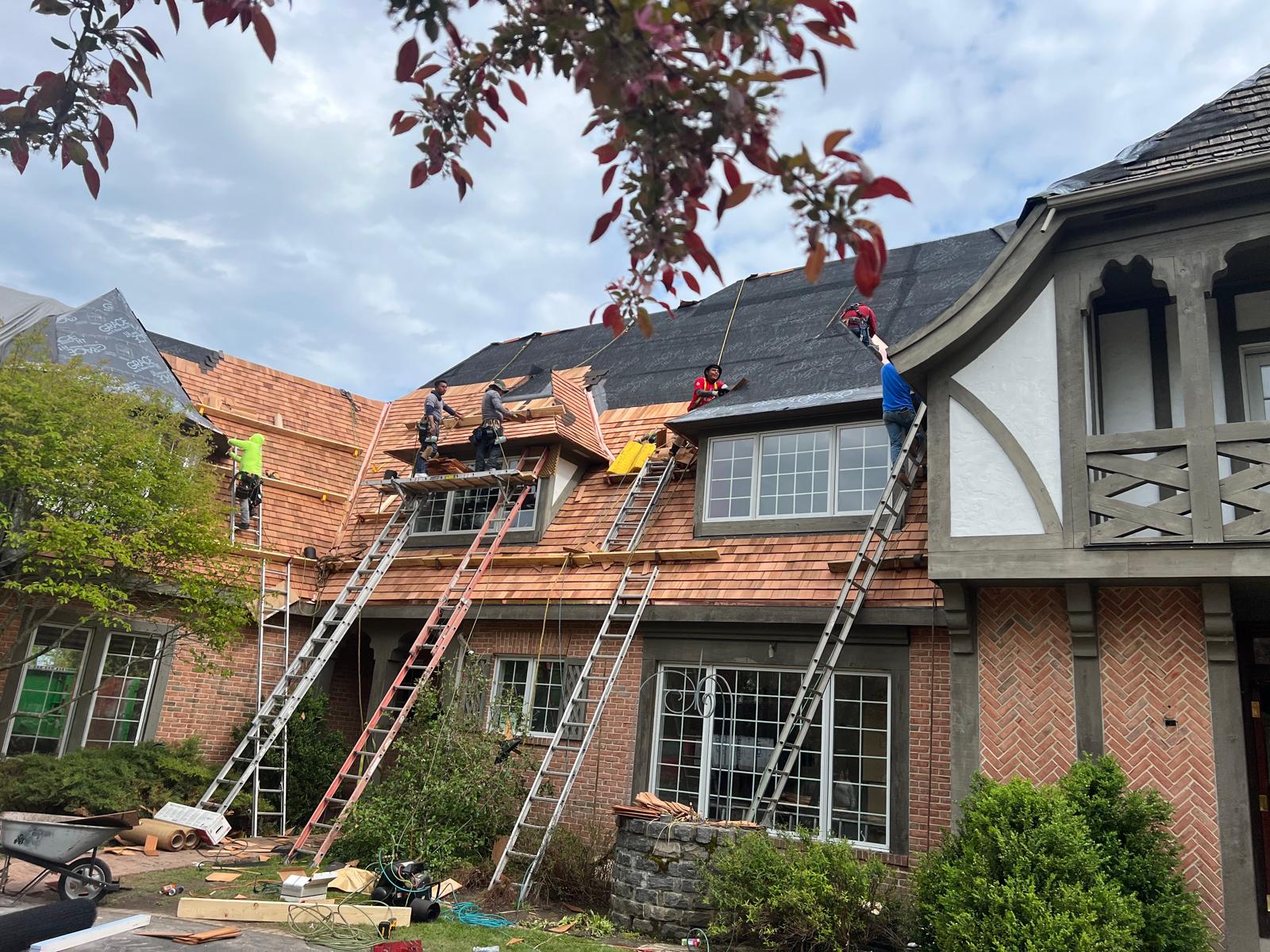 Roofing Construction Background