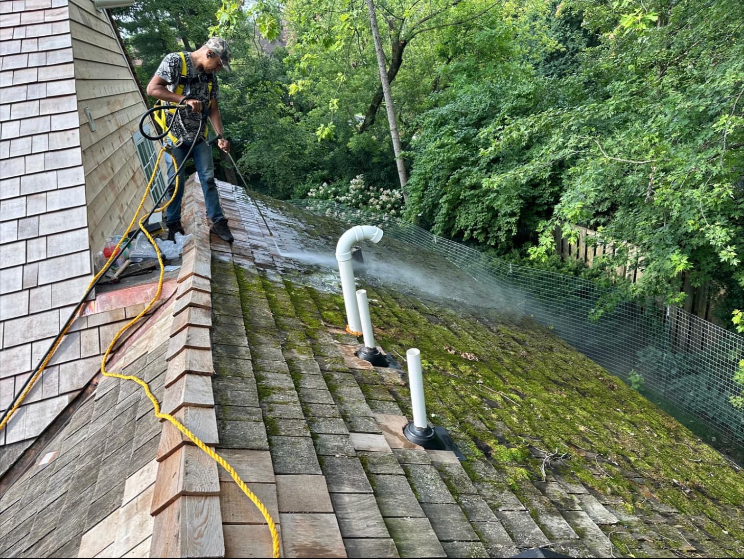 Cedar Shake Roof Cleaning & Maintenance